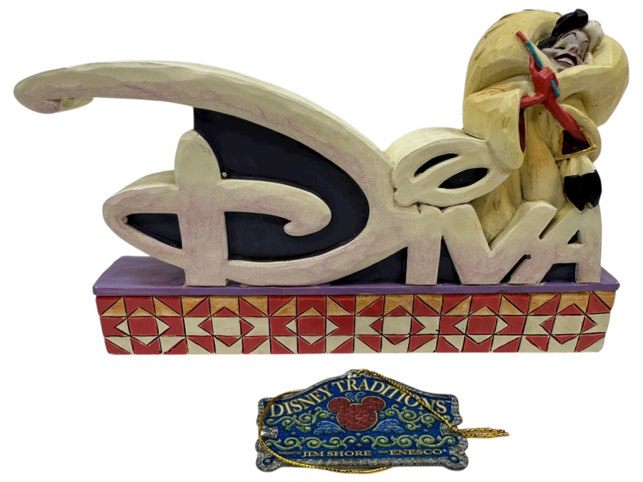 Walt Disney Showcase Collection Cruella De Vil 'Diva' Figurine Disney Traditions By Jim Shore Enesco 6W X 4H