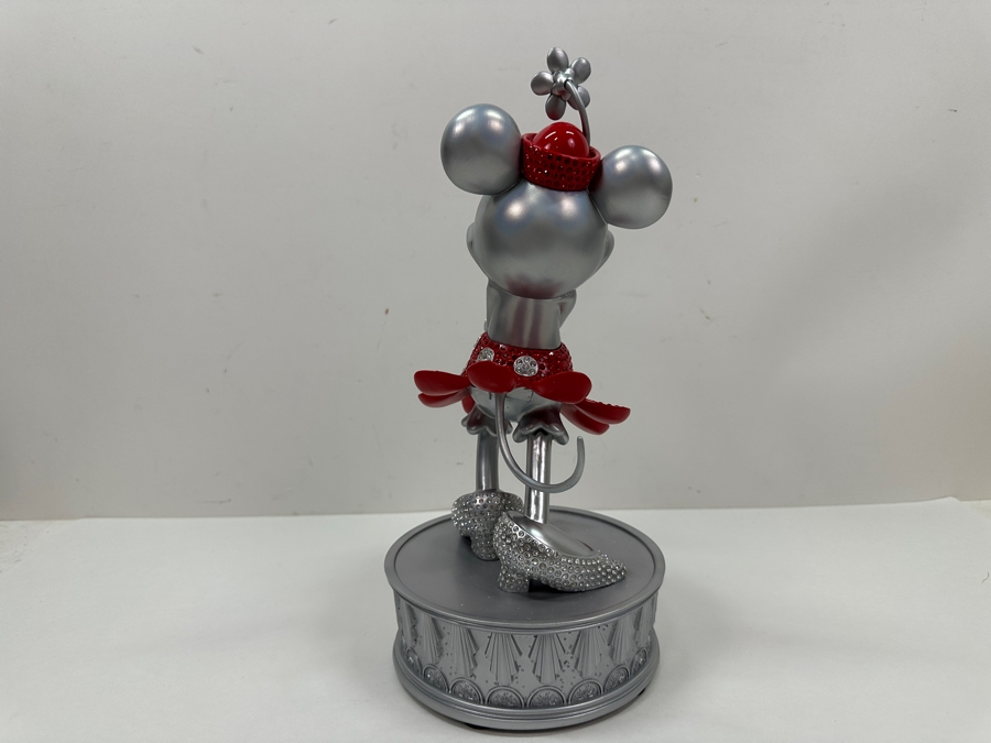 Disney 100 Years Of Wonder Minnie Mouse Limited Release Rhinestone Crystal Figurine 12'H With Original Box [Photo 9]