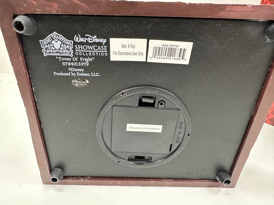 Walt Disney Showcase Collection Tower Of Fright Figurine Featuring Disney Villains With Original Box Disney Traditions By Jim Shore Enesco No. 4013979 Battery Powered Working 12'H [Photo 17]
