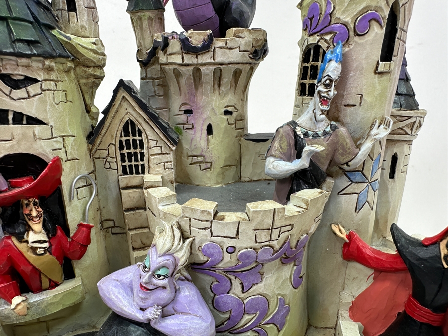 Walt Disney Showcase Collection Tower Of Fright Figurine Featuring Disney Villains With Original Box Disney Traditions By Jim Shore Enesco No. 4013979 Battery Powered Working 12'H [Photo 6]