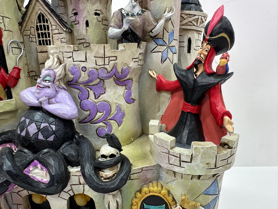 Walt Disney Showcase Collection Tower Of Fright Figurine Featuring Disney Villains With Original Box Disney Traditions By Jim Shore Enesco No. 4013979 Battery Powered Working 12'H [Photo 5]