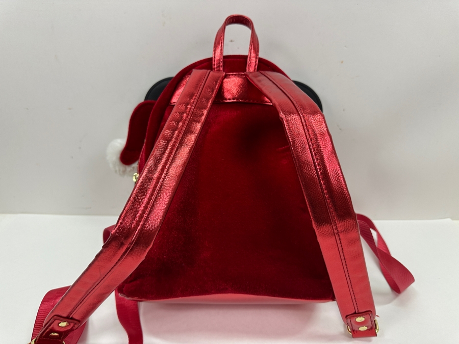 Disney Parks Loungefly Santa Mickey Mouse Mini Backpack [Photo 7]