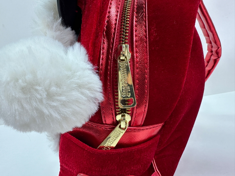 Disney Parks Loungefly Santa Mickey Mouse Mini Backpack [Photo 6]