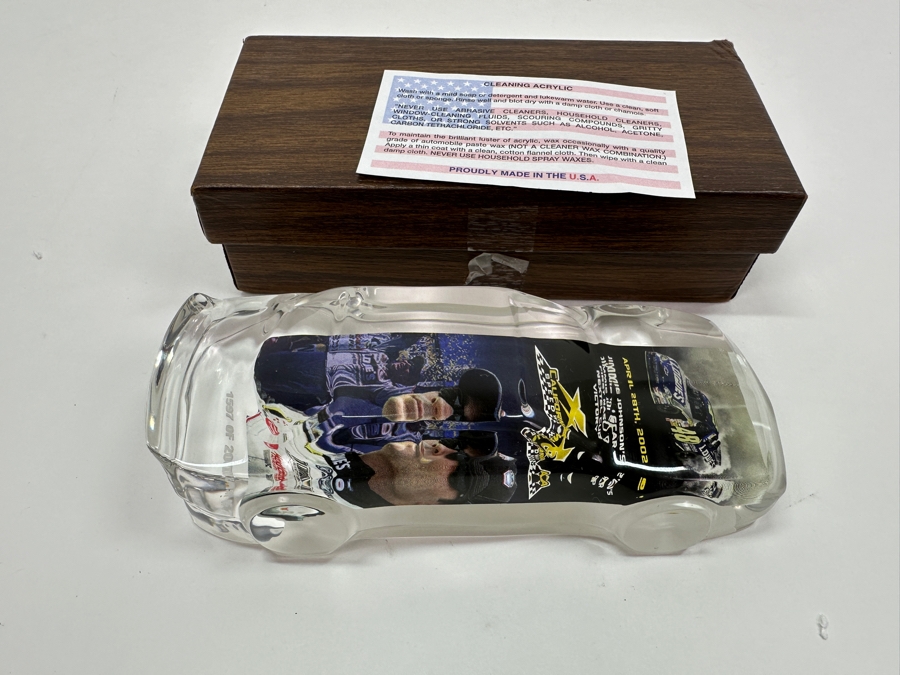 Limited Edition Jimmie Johnson's First Nascar Nextel Cup Victory Acrylic Car Numbered 1592 Of 2000 6L  [Photo 12]