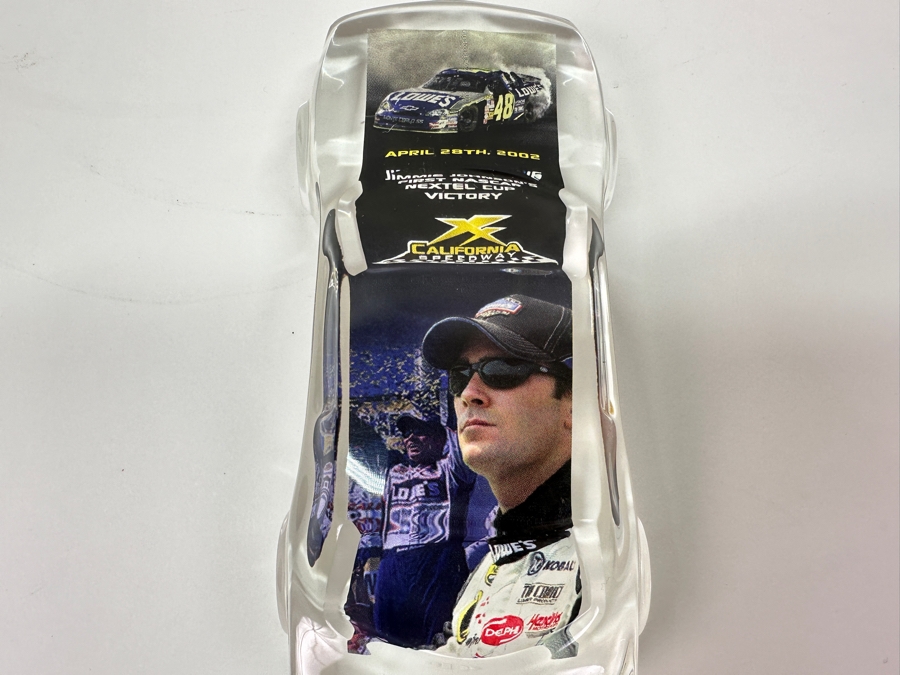 Limited Edition Jimmie Johnson's First Nascar Nextel Cup Victory Acrylic Car Numbered 1592 Of 2000 6L  [Photo 7]