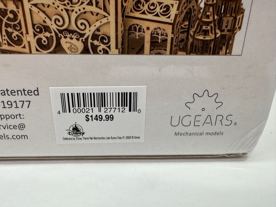 Disney Parks Castle New Factory Sealed UGears Mechanical Models With 855 Pieces Ukrainian Gears Retails $149 [Photo 10]