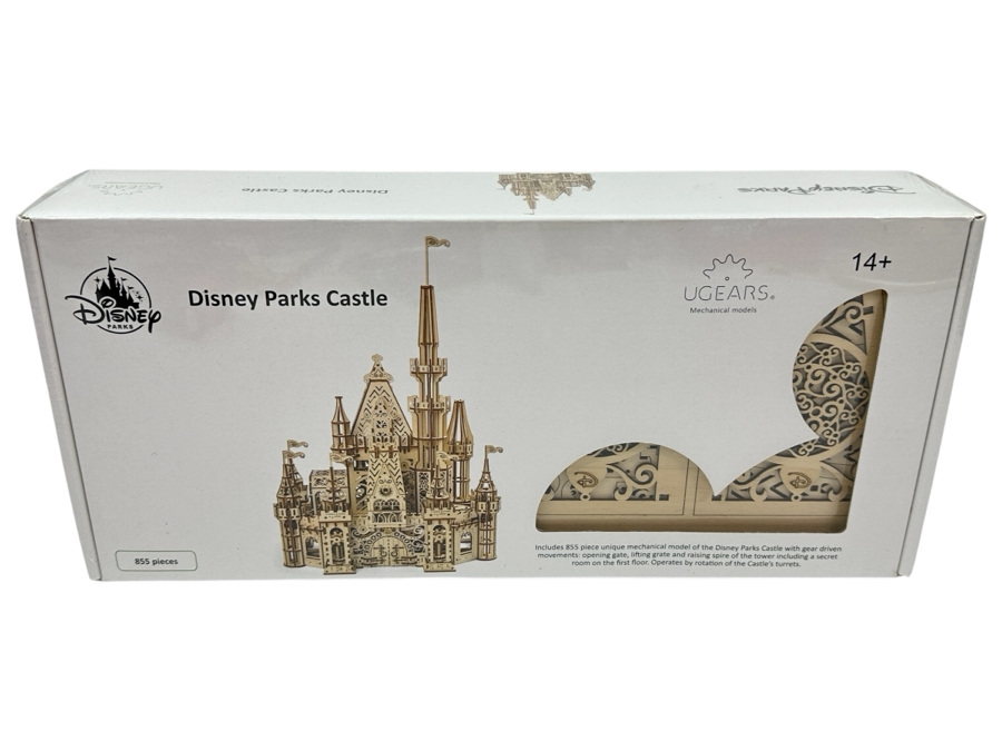 Disney Parks Castle New Factory Sealed UGears Mechanical Models With 855 Pieces Ukrainian Gears Retails $149