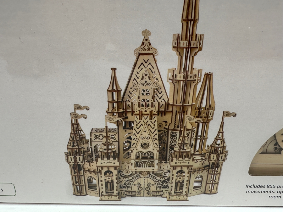 Disney Parks Castle New Factory Sealed UGears Mechanical Models With 855 Pieces Ukrainian Gears Retails $149 [Photo 3]