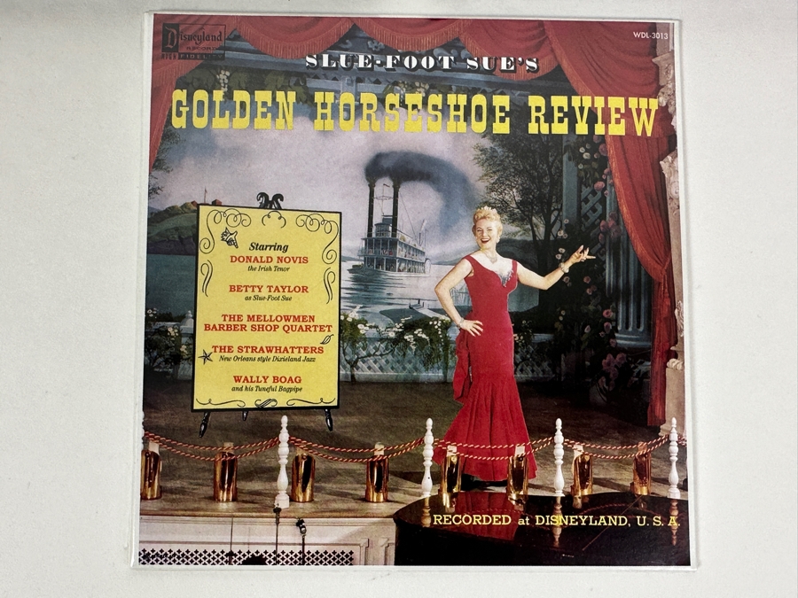 Pair Of Factory Sealed Walt Disney Records 60th Anniversary The Legacy Collection Disneyland CDs With Enchanting Illustrations And Original Concept Artwork And New Slue-Foot Sue's Golden Horseshoe Review CD Recorded At Disneyland [Photo 6]