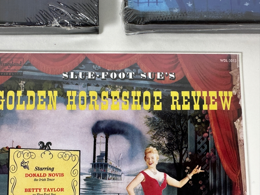 Pair Of Factory Sealed Walt Disney Records 60th Anniversary The Legacy Collection Disneyland CDs With Enchanting Illustrations And Original Concept Artwork And New Slue-Foot Sue's Golden Horseshoe Review CD Recorded At Disneyland [Photo 9]