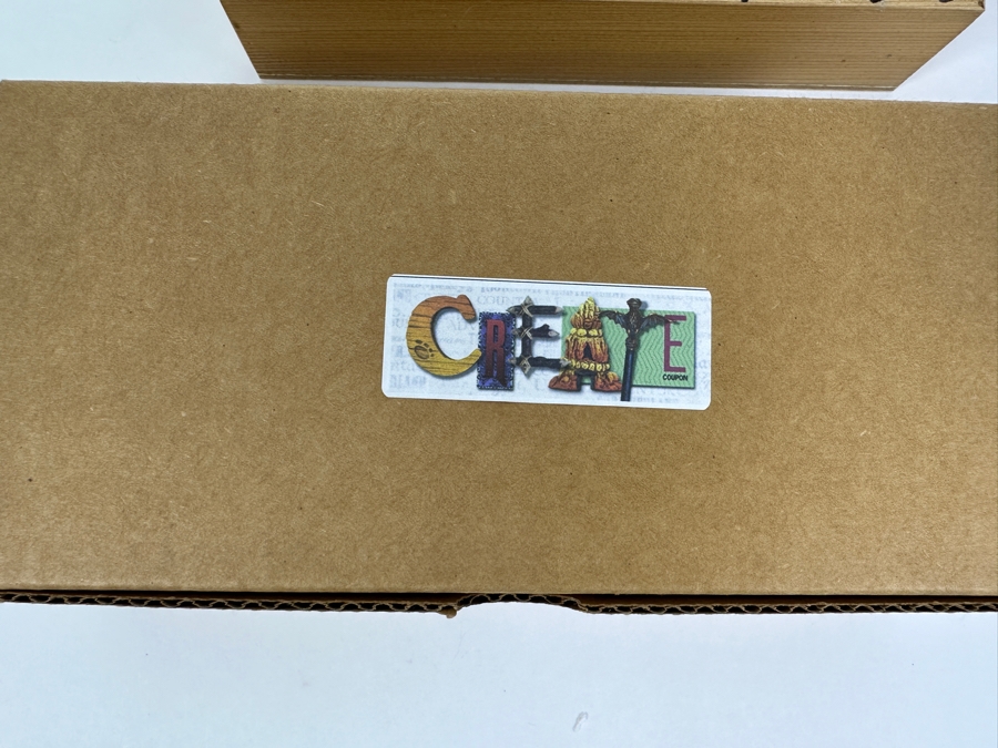 Disney Parks Dave Avanzino Artist Signed Wooden Print Titled 'Always Create' Signed Front And Back With Original Box 7.5W X 3D X 1.5H [Photo 5]