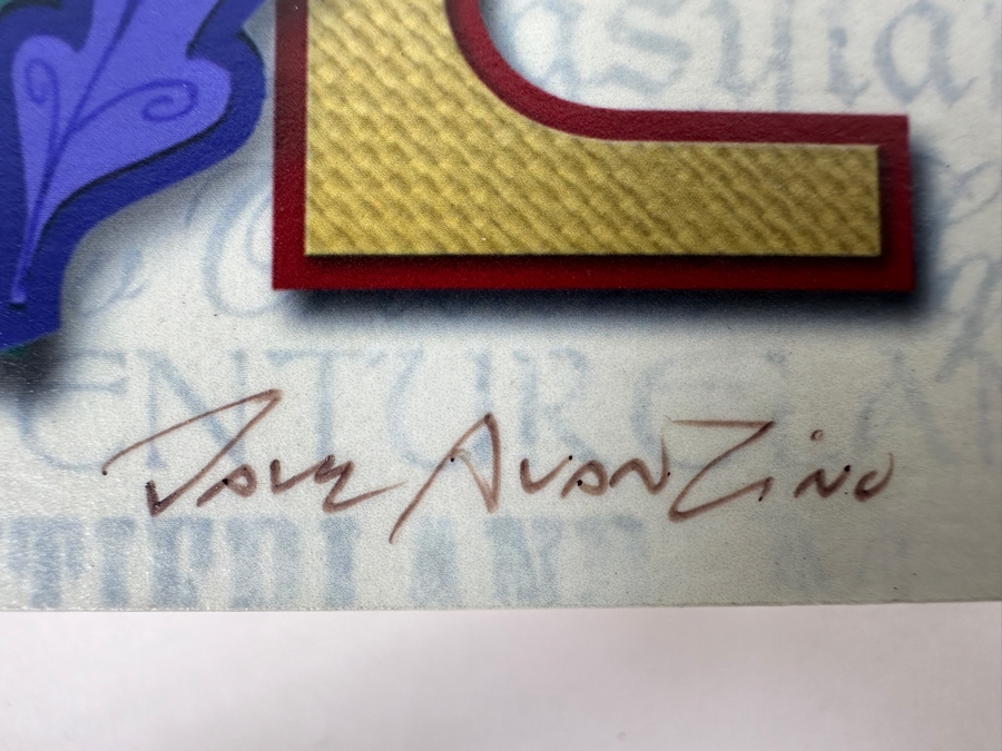 Disney Parks Dave Avanzino Artist Signed Wooden Print Titled 'Always Believe' Signed Front And Back With Original Box 7.5W X 3D X 1.5H [Photo 4]