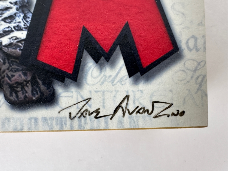 Disney Parks Dave Avanzino Artist Signed Wooden Print Titled 'Always Dream' Signed Front And Back With Original Box 7.5W X 3D X 1.5H [Photo 3]