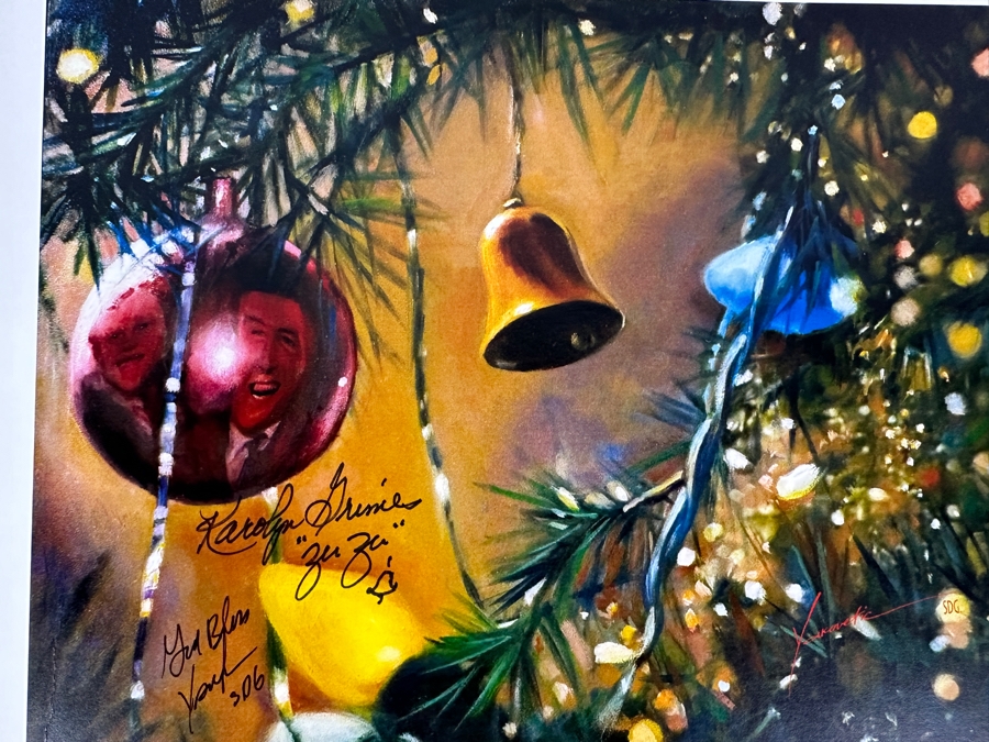 Yakovetic Artist Signed Print Titled 'Every Time A Bell Rings' From The Movie It's A Wonderful Life Also Signed By Actress Karolyn Grimes Who Played Zuzu Bailey In The Movie It's A Wonderful Life 10' X 8' [Photo 7]