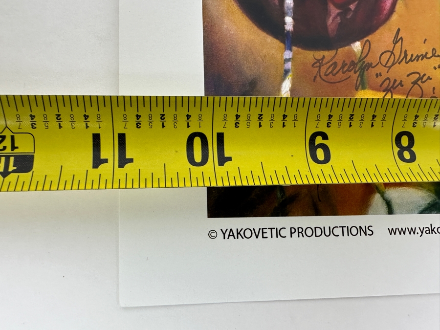 Yakovetic Artist Signed Print Titled 'Every Time A Bell Rings' From The Movie It's A Wonderful Life Also Signed By Actress Karolyn Grimes Who Played Zuzu Bailey In The Movie It's A Wonderful Life 10' X 8' [Photo 8]