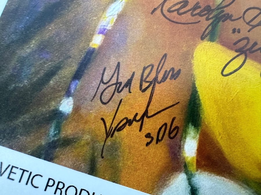 Yakovetic Artist Signed Print Titled 'Every Time A Bell Rings' From The Movie It's A Wonderful Life Also Signed By Actress Karolyn Grimes Who Played Zuzu Bailey In The Movie It's A Wonderful Life 10' X 8' [Photo 4]