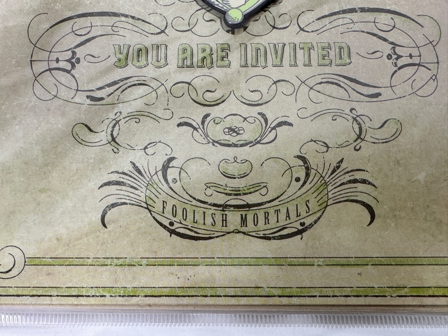 Disneyland Resort Factory Sealed Haunted Mansion You Are Invited Foolish Mortals Disney Trading Pin [Photo 3]
