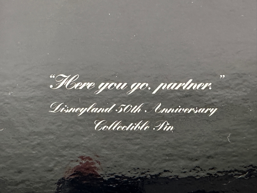 Disneyland Anniversary Collection Large Disney Trading Pin 'Greetings From Main Street, U.S.A.' Featuring Walt Disney And Mickey Mouse Disneyland 50th Anniversary Collectible Pin With Original Box [Photo 7]