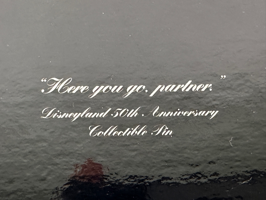 Disneyland Anniversary Collection Large Disney Trading Pin 'Greetings From Main Street, U.S.A.' Featuring Walt Disney And Mickey Mouse Disneyland 50th Anniversary Collectible Pin With Original Box [Photo 6]