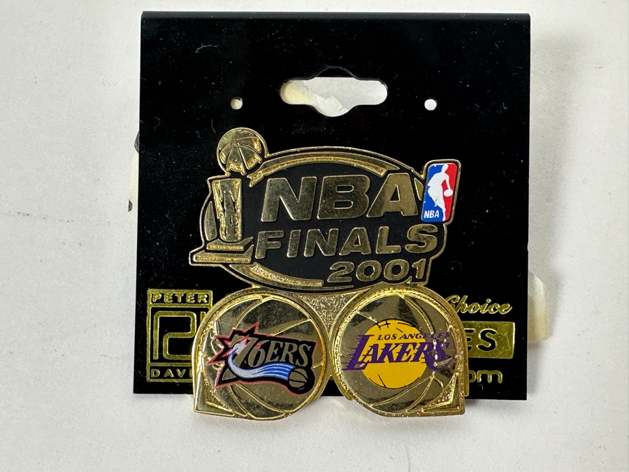 (2) Disney Collectible MLB Trading Pins Mickey Mouse LA Dodgers & Mickey Mouse Los Angeles Angels And (1) Peter David NBA Finals 2001 76ers Vs. Los Angeles Lakers Pin [Photo 3]