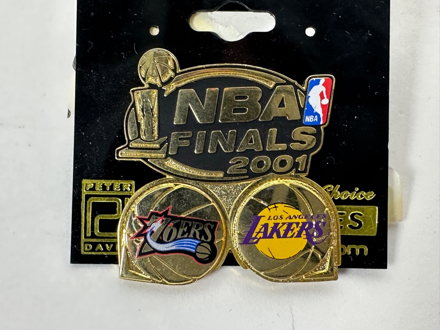 (2) Disney Collectible MLB Trading Pins Mickey Mouse LA Dodgers & Mickey Mouse Los Angeles Angels And (1) Peter David NBA Finals 2001 76ers Vs. Los Angeles Lakers Pin [Photo 2]