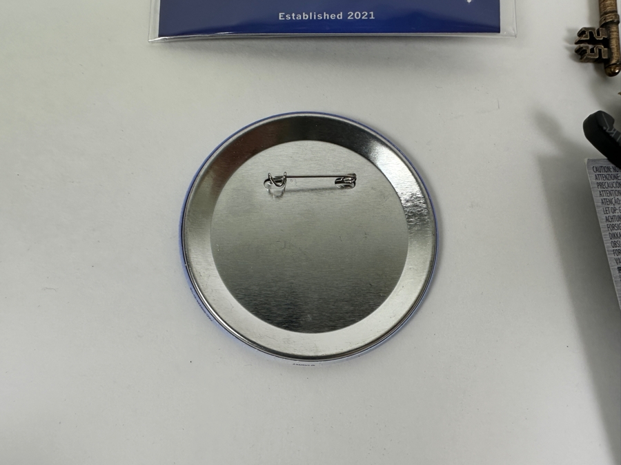 Collection Of Disneyland Collectibles Including Magic Key Trading Pin, Limited Edition Tinker Bell Trading Pin, Button, Disneyland Haunted Mansion Key And Star Wars May The 4th Be With You Key [Photo 12]