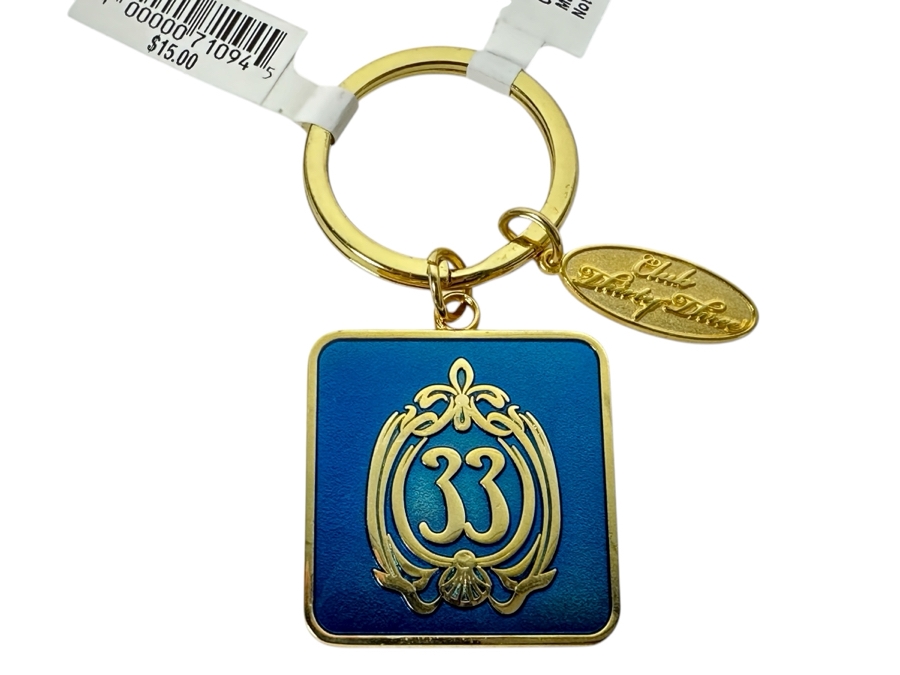 Disney Club Thirty Three Keychain Celebrating 50 Years Est. 1967 New Old Stock