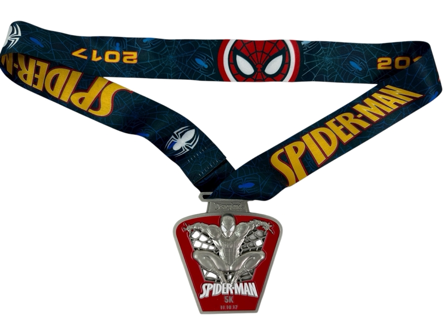 Disneyland 2017 runDisney Spider-Man 5k Medal