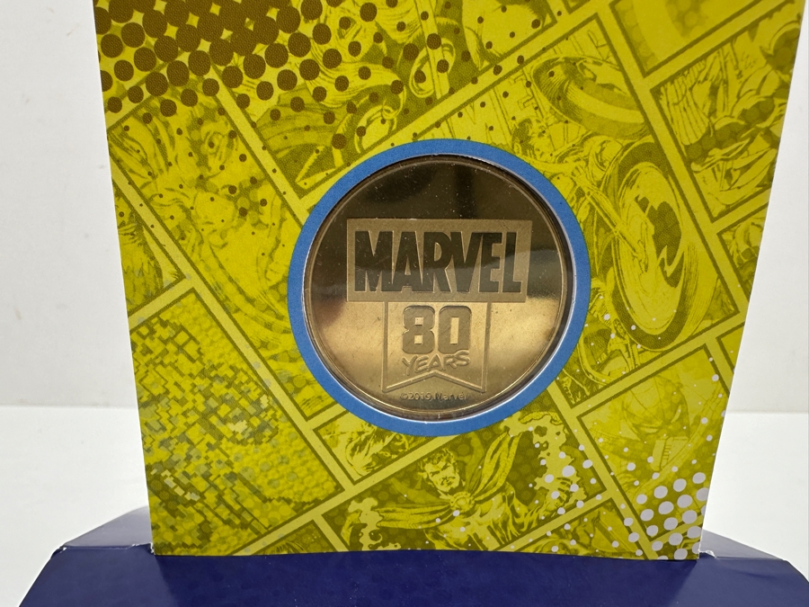 Disneyland 2019 runDisney Virtual Series Medallion Coin Celebrating 80 Years of Marvel [Photo 5]