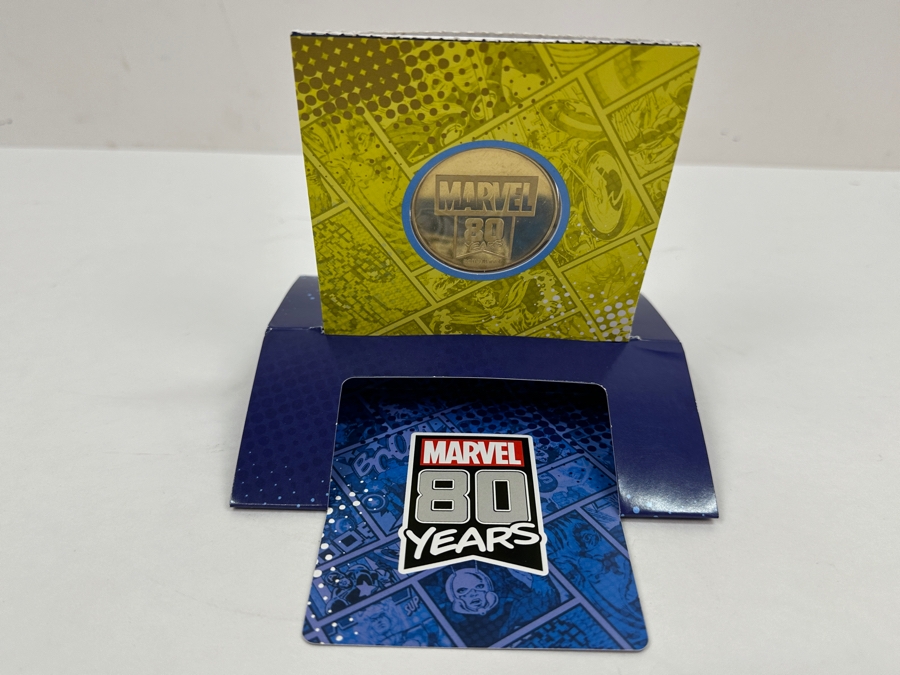Disneyland 2019 runDisney Virtual Series Medallion Coin Celebrating 80 Years of Marvel [Photo 4]