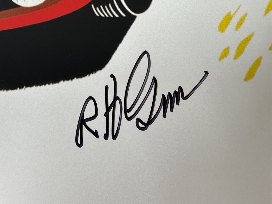 Artist Signed Walt Disney's Autopia Tomorrowland Disneyland Attraction Poster Signed By Disney Legend Imagineer Bob Gurr 12' X 18' [Photo 6]