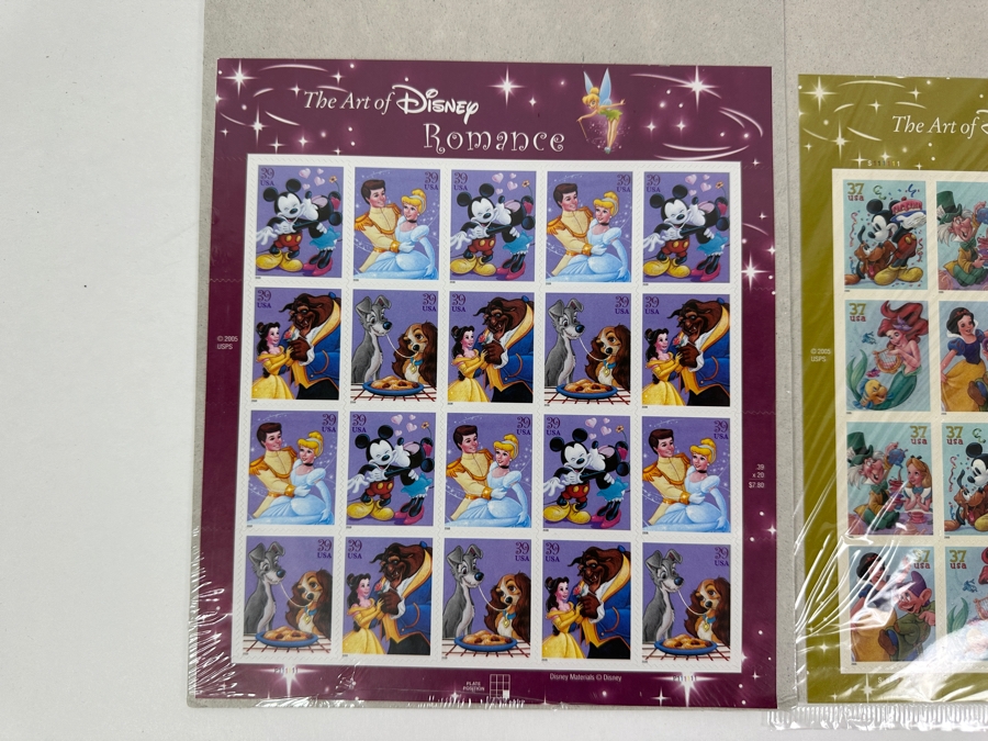 The Art Of Disney Romance Mint Stamps Sheet, The Art Of Disney Celebration Mint Stamps Sheet And DC Comics Super Heroes Mint Stamps Sheet [Photo 4]