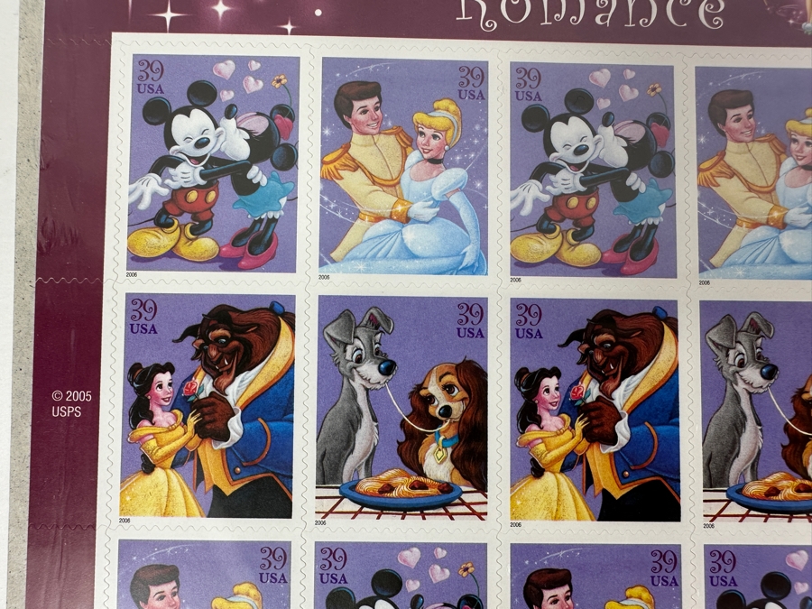 The Art Of Disney Romance Mint Stamps Sheet, The Art Of Disney Celebration Mint Stamps Sheet And DC Comics Super Heroes Mint Stamps Sheet [Photo 5]