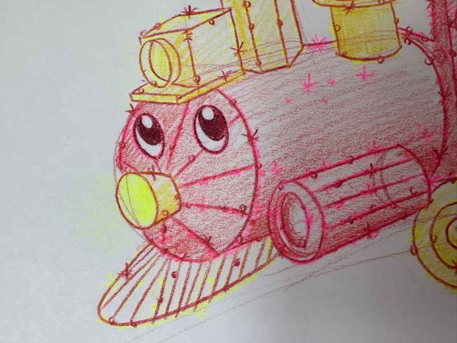 Original Disneyland Disney Parks Megan Matsumoto Hand-Drawn Illustration Of The Main Street Electrical Parade Floats Artist Signed 11 X 8.5 [Photo 11]