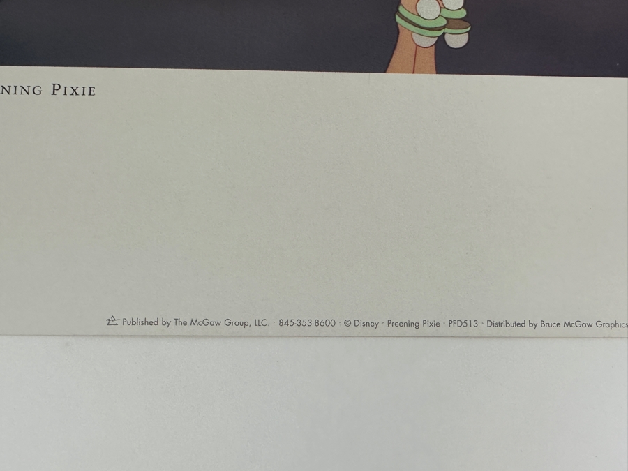 Disney Peter Pan Preening Pixie Print 6.5 X 9 [Photo 4]