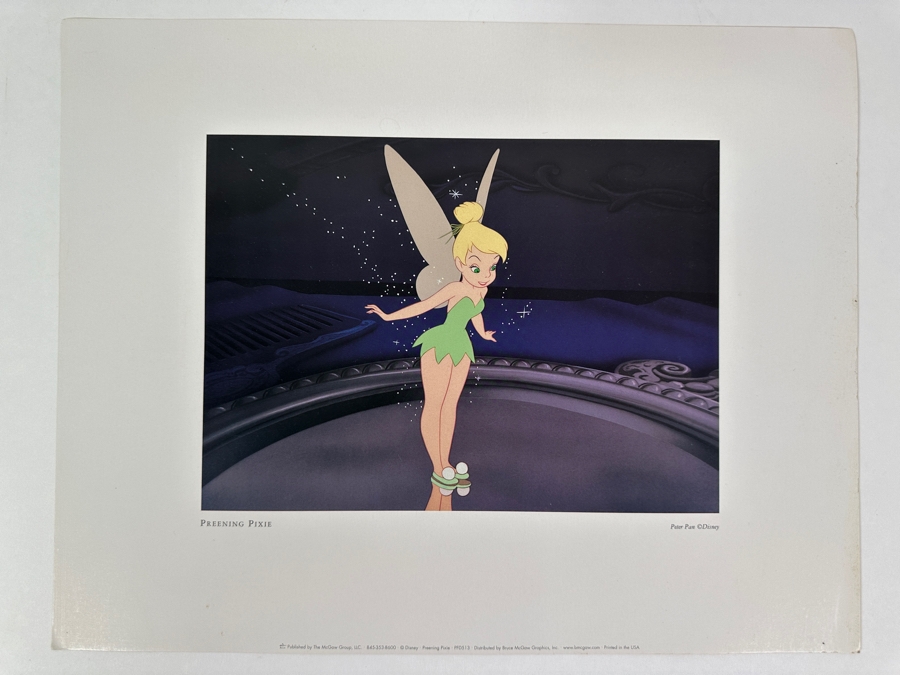 Disney Peter Pan Preening Pixie Print 6.5 X 9 [Photo 2]