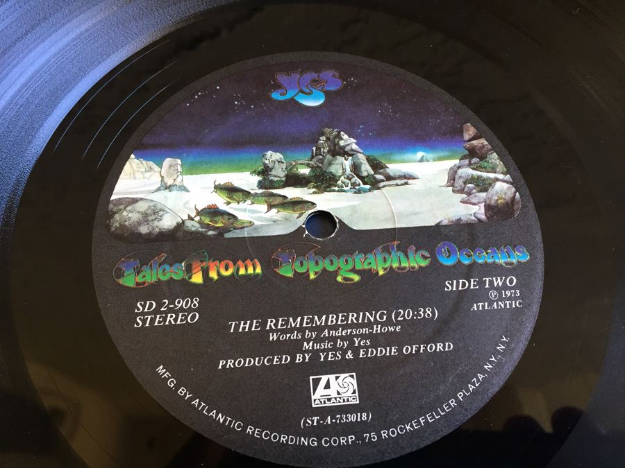 Yes ‎- Tales From Topographic Oceans - Atlantic ‎- SD 2-908 [Photo 7]