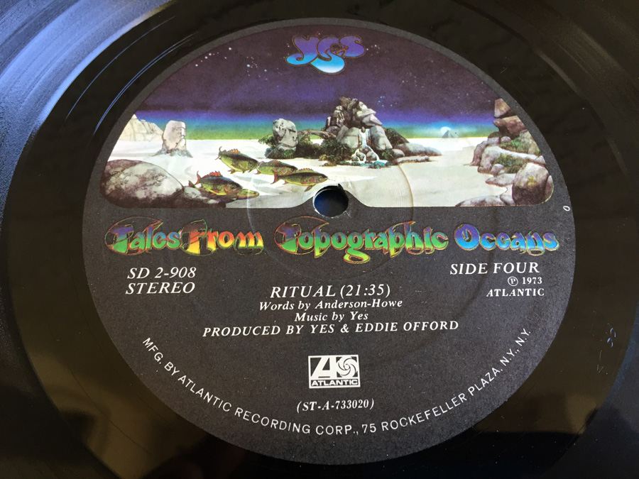 Yes ‎- Tales From Topographic Oceans - Atlantic ‎- SD 2-908 [Photo 11]