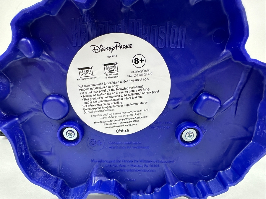 Disney Parks Haunted Mansion Hatbox Ghost Sipper 7'W x 10.5'H [Photo 12]
