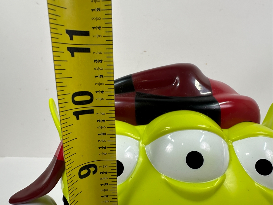 Disney Parks Toy Story Green Alien Christmas PJ's Popcorn Bucket 12.5'W x 10.5'H [Photo 8]
