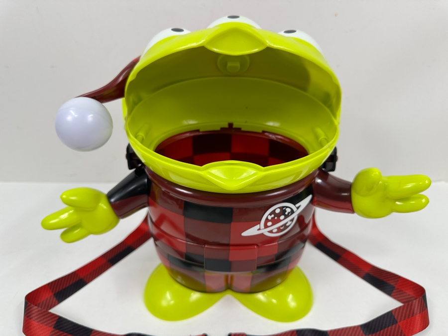 Disney Parks Toy Story Green Alien Christmas PJ's Popcorn Bucket 12.5'W x 10.5'H [Photo 3]