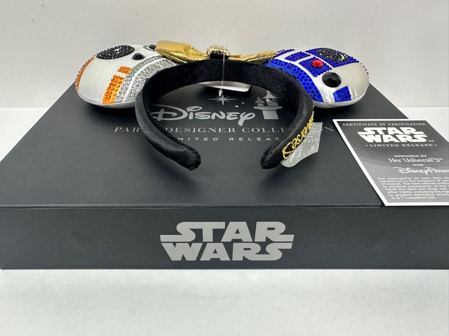 Disney Parks Designer Collection Star Wars Droid Ears Headband, Designed by actress Ashley Eckstein for Her Brand, Her Universe.  [Photo 7]