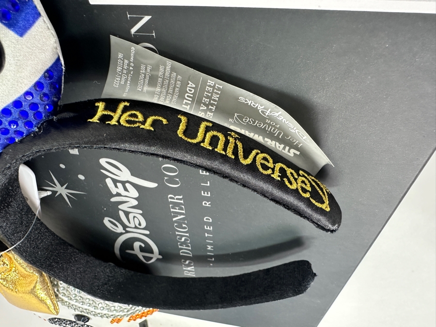 Disney Parks Designer Collection Star Wars Droid Ears Headband, Designed by actress Ashley Eckstein for Her Brand, Her Universe.  [Photo 6]