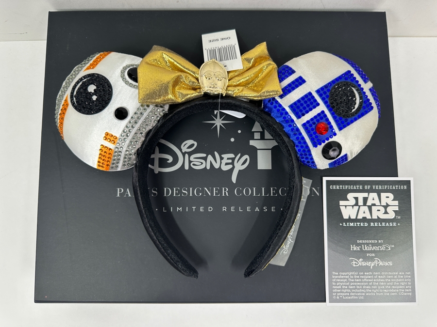 Disney Parks Designer Collection Star Wars Droid Ears Headband, Designed by actress Ashley Eckstein for Her Brand, Her Universe.  [Photo 2]