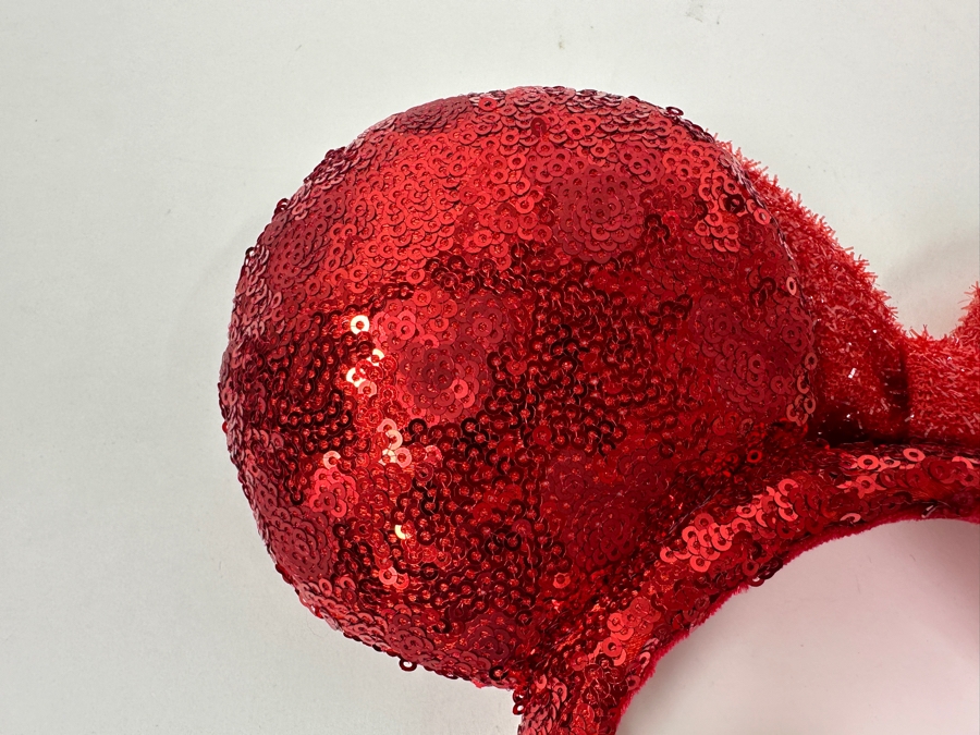 Disney Parks Minnie Mouse Red Sequined Ears Headband [Photo 3]