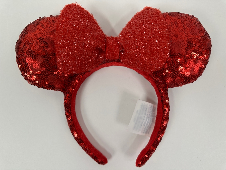 Disney Parks Minnie Mouse Red Sequined Ears Headband [Photo 2]