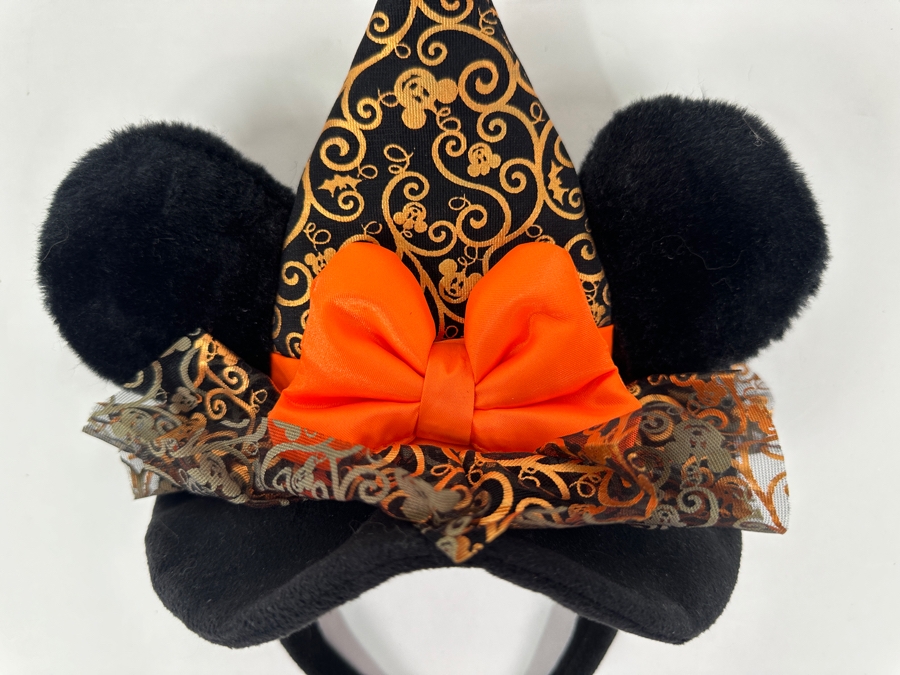 Disney Parks Minnie Mouse Halloween Witch Hat Ears Headband [Photo 2]
