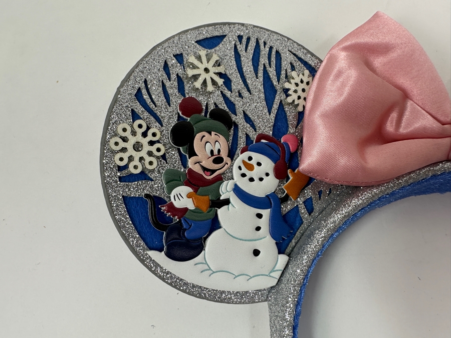 Disney Parks 2023 Mickey and Minnie Mouse Holiday Ears Headband [Photo 2]