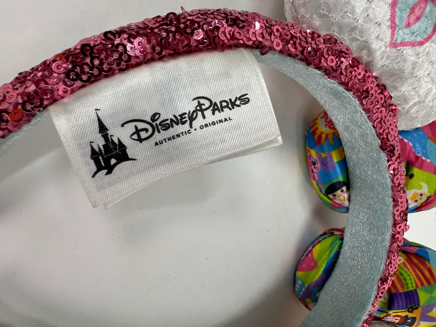 Disney Parks Minnie Mouse 'It's a Small World' Sequined Ears Headband [Photo 7]