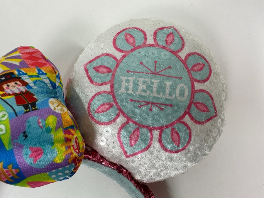 Disney Parks Minnie Mouse 'It's a Small World' Sequined Ears Headband [Photo 3]